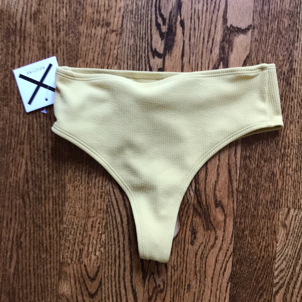 High waisted bikini bottom